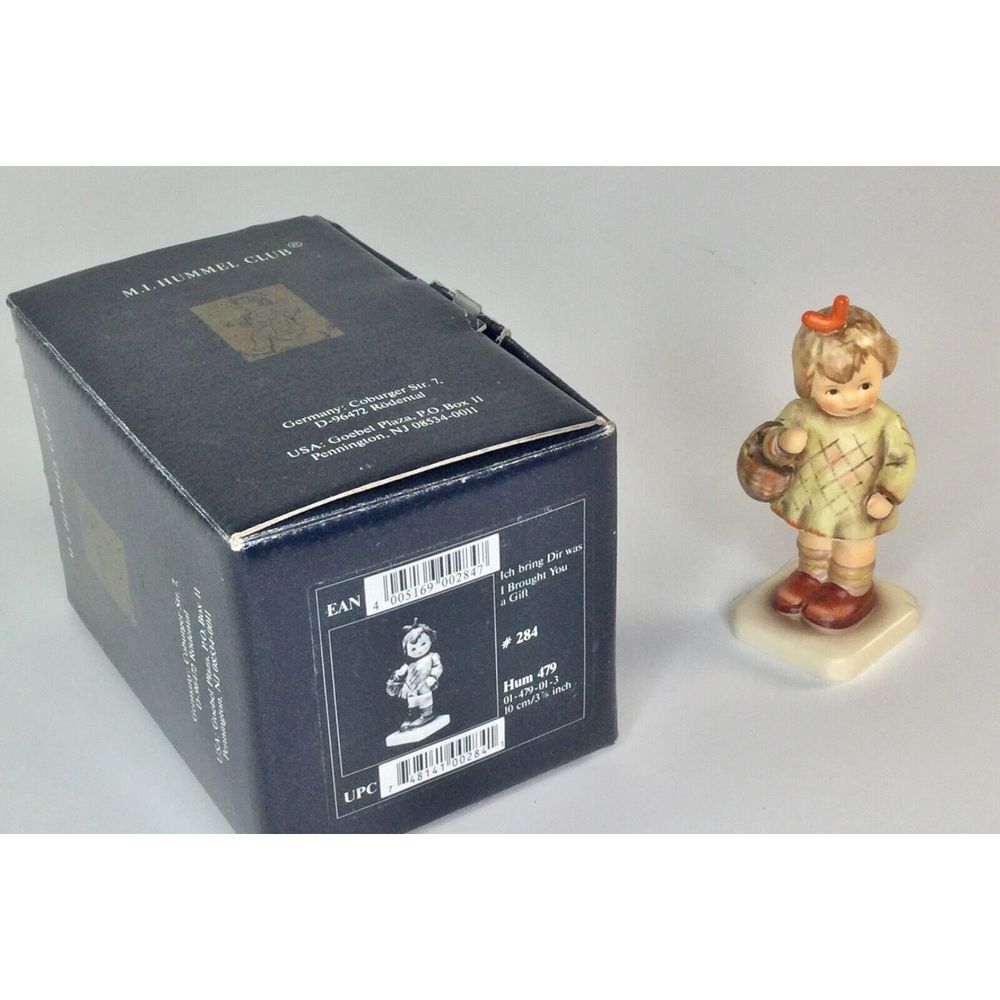 Hummel "I Brought You A Gift" Club Edition #479 Box dated 1987 signed TMK 7